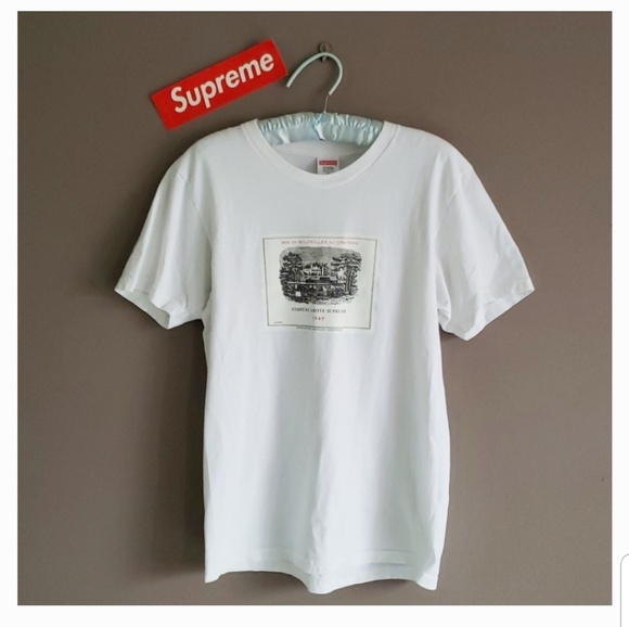 Authentic Supreme White Chateau Tee M 